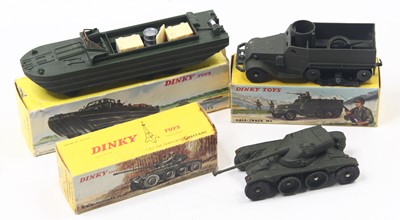 Lot 1165 - Dinky Toys French Military diecast group of 3...