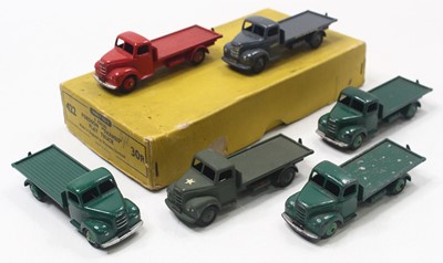 Lot 1212 - Dinky Toys 30r original Trade box containing 6...
