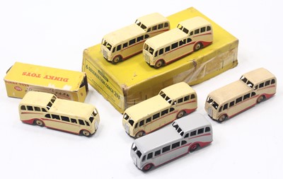 Lot 1200 - A Dinky Toys No. 29F observation coach trade...