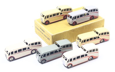 Lot 1202 - A Dinky Toys No. 29F observation coach trade...