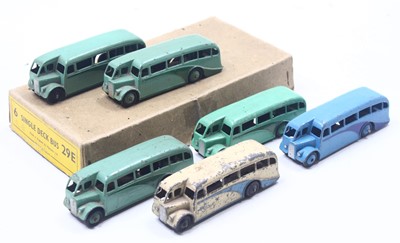 Lot 1216 - Dinky Toys Trade box of 6 Single Deck Bus 29E,...