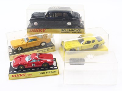 Lot 1270 - Dinky Toys group of 4 plastic cased diecast...