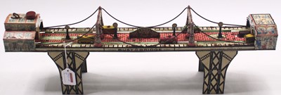 Lot 2049 - Louis Marx & co. 1930s Busy Bridge tinplate...