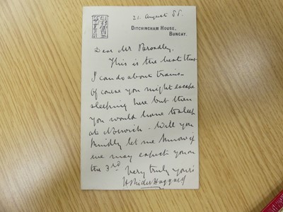 Lot 2036 - An Edwards & Sons locking Autograph & Letters...