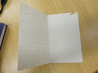 Lot 2036 - An Edwards & Sons locking Autograph & Letters...