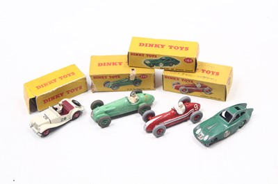 Lot 1244 - Dinky Toys group of 4 Racing diecast examples...