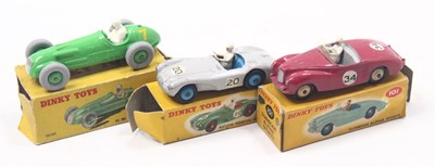 Lot 1230 - Dinky Toys group of 3 Racing diecast to...