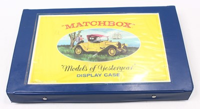 Lot 1563 - 1969 Models of Yesteryear display case to hold...