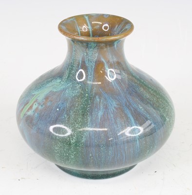 Lot 93 - A Pilkingtons Royal Lancastrian squat vase, of...