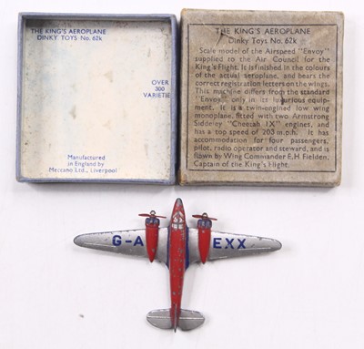 Lot 1148 - Dinky Toys No. 62K The King's Aeroplane Air...