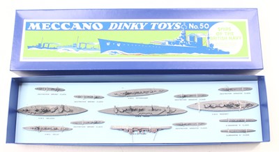 Lot 1187 - A Dinky Toys No. 50 Ships of the British Navy...