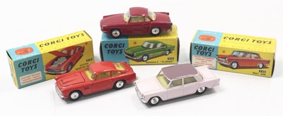 Lot 1500 - Corgi Toys group of 3 to include; No.218 Aston...