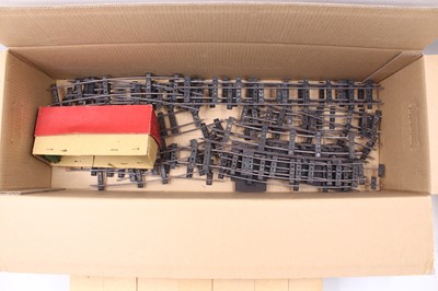 Lot 135 - Box containing Hornby No.2 Double arm signal...