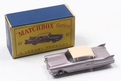Lot 1528 - Matchbox Lesney No. 27 Cadillac Sixty Special...