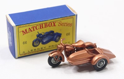Lot 1529 - Matchbox Lesney No. 66 Harley Davidson...
