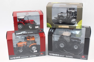Lot 1800 - Four Univeral Hobbies 1:32 scale Massey...