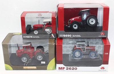 Lot 1802 - Four Univeral Hobbies 1:32 scale Massey...