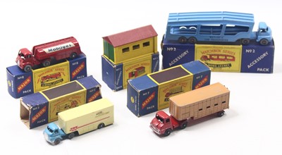 Lot 1555 - Matchbox Major/Accessory Pack group of 5 to...