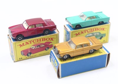 Lot 1568 - Matchbox Lesney group of 3 to include; No.31...