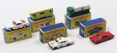 Lot 1540 - Matchbox group of 5 to include; No.23 Caravan...