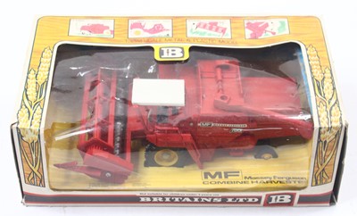 Lot 1858 - A Britains No. 9570 Massey Ferguson combine...