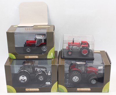 Lot 1814 - Four Universal Hobbies 1:32 scale Massey...