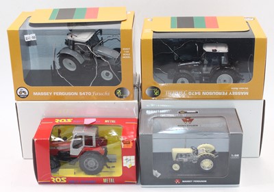 Lot 1821 - Four Massey Ferguson 1:32 scale tractors to...