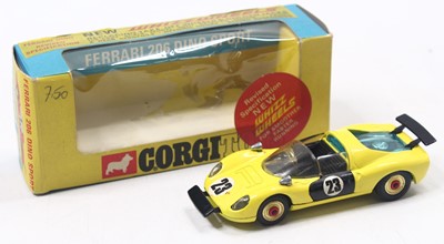 Lot 1388 - Corgi Toys No. 344 Ferrari 206 Dino Sport,...