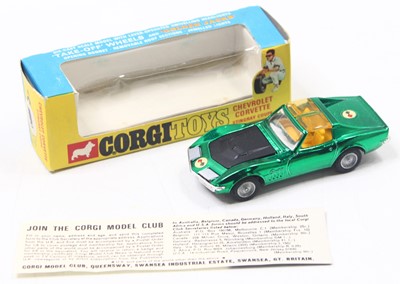 Lot 1379 - Corgi Toys No. 300 Chevrolet Corvette Stingray...