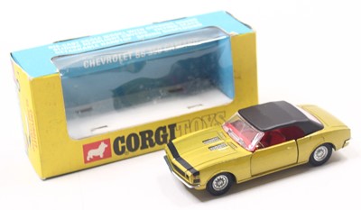 Lot 1157 - Corgi Toys No. 338 Chevrolet SS 350 Camaro in...