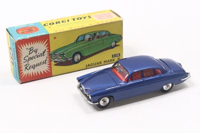 Lot 1336 - Corgi Toys No. 238 Jaguar Mk 10 comprising of...