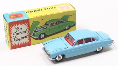 Lot 1338 - Corgi Toys, 238, Jaguar Mark X, light blue...