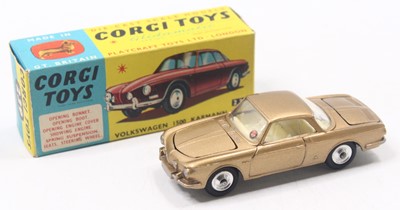 Lot 1353 - Corgi Toys No. 239 Volkswagen 1500 Karmann...