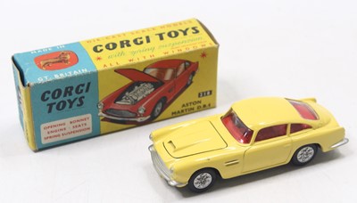 Lot 1399 - Corgi Toys No. 218 Aston Martin DB4, finished...