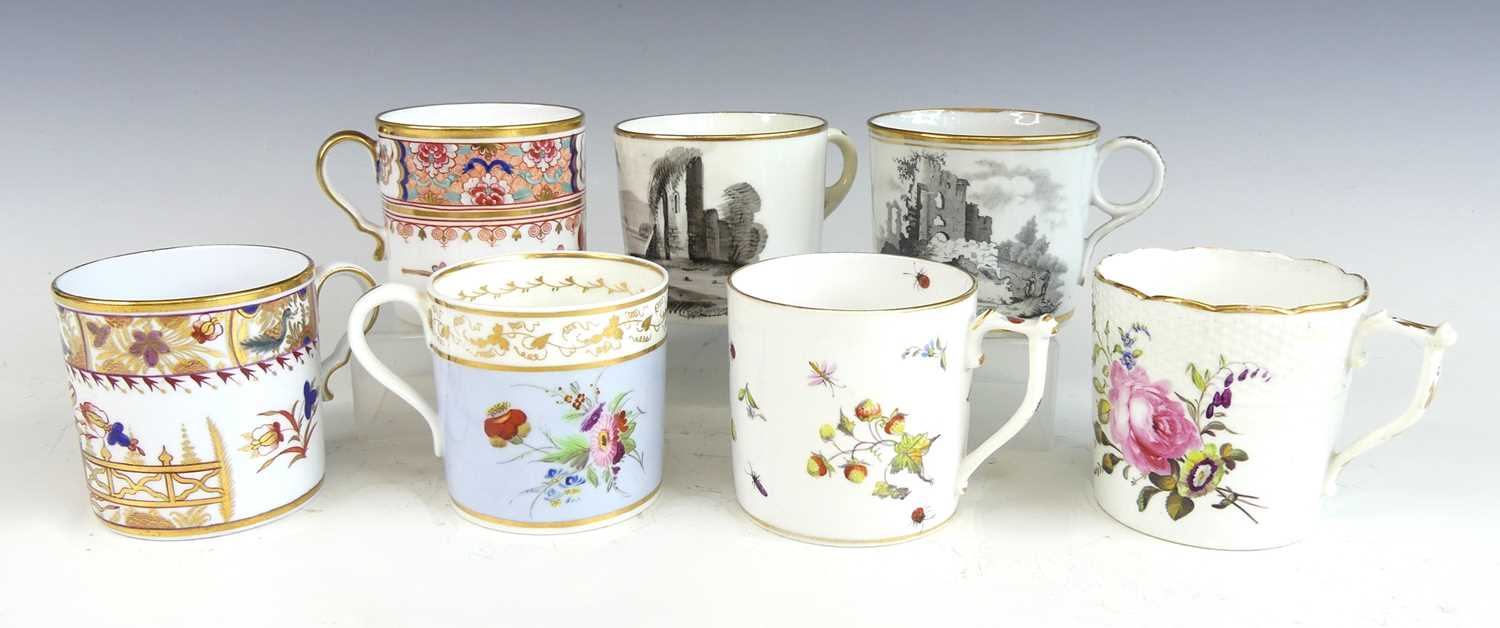 Lot 2080 - A pair of Worcester Flight & Barr coffee cans,...