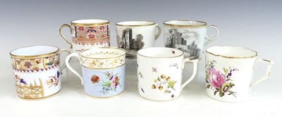 Lot 2080 - A pair of Worcester Flight & Barr coffee cans,...
