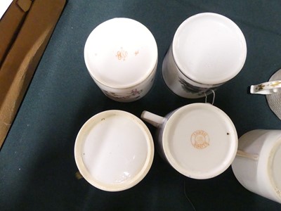 Lot 2080 - A pair of Worcester Flight & Barr coffee cans,...