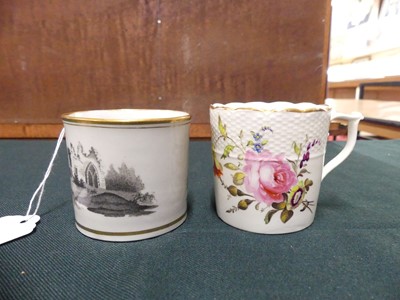 Lot 2080 - A pair of Worcester Flight & Barr coffee cans,...