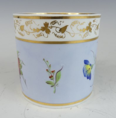Lot 2080 - A pair of Worcester Flight & Barr coffee cans,...