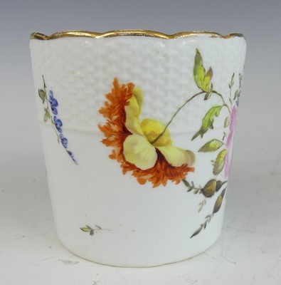 Lot 2080 - A pair of Worcester Flight & Barr coffee cans,...