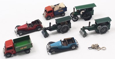 Lot 2043 - A collection of seven unboxed Triang Minic...