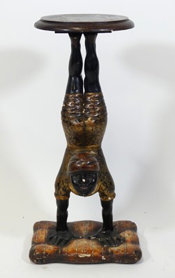Lot 2530 - A 19th century carved and polychrome decorated...