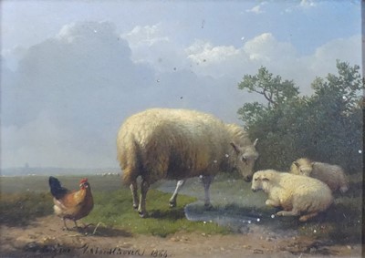 Lot 2457 - Eugene Verboeckhoven (1798-1881) - Landscape...