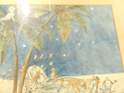 Lot 2471 - Richard Doyle (1824-1883) - A moonlit...