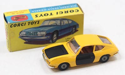 Lot 1106 - Corgi Toys, 332 Lancia Zagato Fulvia, yellow...
