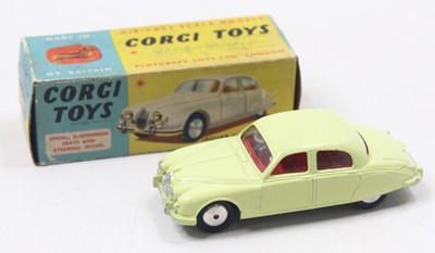 Lot 1124 - Corgi Toys No. 208S Jaguar 2.4L saloon...