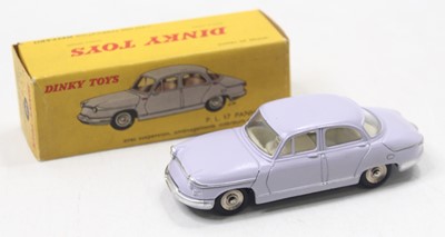 Lot 1323 - French Dinky Toys No. 547 Panhard PL17 diecast...