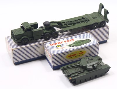 Lot 1496 - A Dinky Toys group of two to include No. 660...