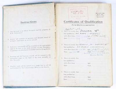 Lot 591 - 1566507 Warrant Officer William Duncan R.A.F.V....