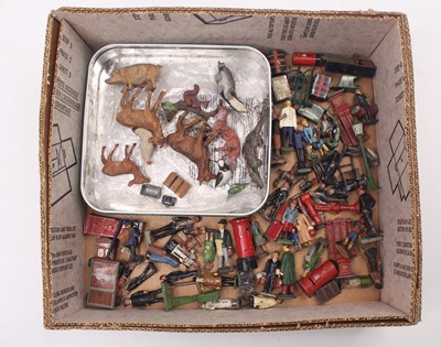 Lot 2151 - Britains/Elastolin and other make, a quantity...